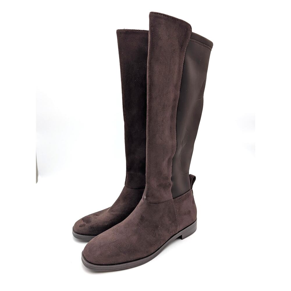 Splendid Manny Knee High Riding Boots Round Toe Women's Spice Size US7.5M EU38